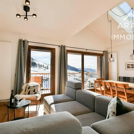 Appt Moderne Aux Aiguilles : Vue Montagnes, 3 Ch, Garage - Fr-1-391-203 * Le Grand-Bornand