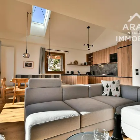 Appt Moderne Aux Aiguilles : Vue Montagnes, 3 Ch, Garage - Fr-1-391-203 Apartment Le Grand-Bornand